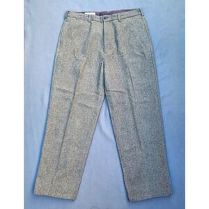 Vtg Banana Republic Men's 38 X 31" Herringbone Pants Wool Blend Heavy Hong Kong‎